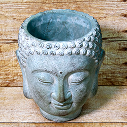 Bring a sense of spirituality to your indoor garden with this Krishna shaped planter.